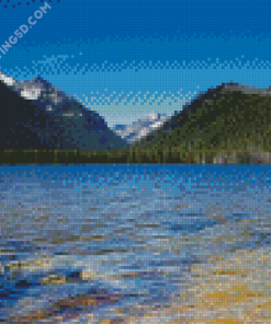 Loon Lake Landscape Diamond Paintings