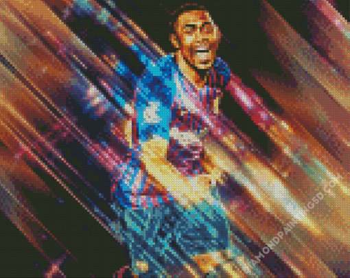 Malcom FCB Player Art Diamond Paintings