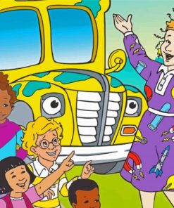 Miss frizzle And The Kids Diamond Paintings