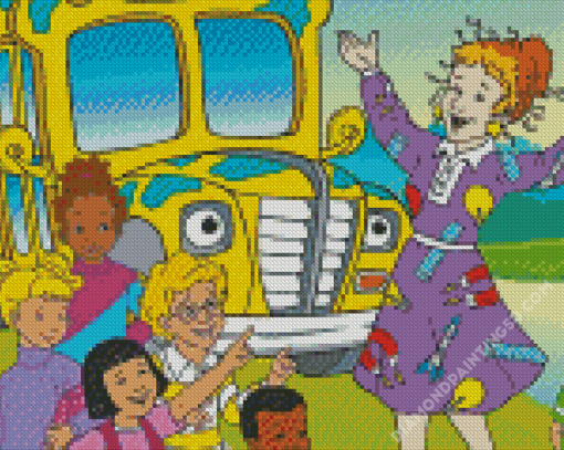 Miss frizzle And The Kids Diamond Paintings