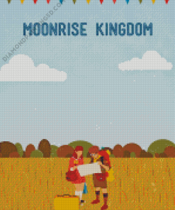 Moonrise Kingdom Movie Poster Art Diamond Paintings