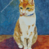 Orange Tabby Cat Diamond Paintings