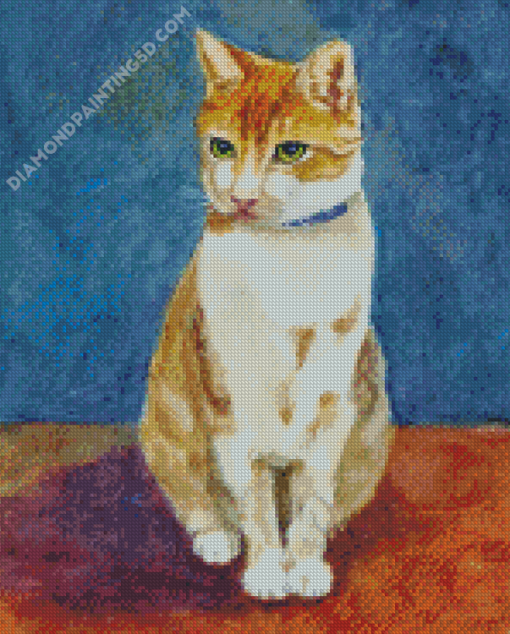 Orange Tabby Cat Diamond Paintings
