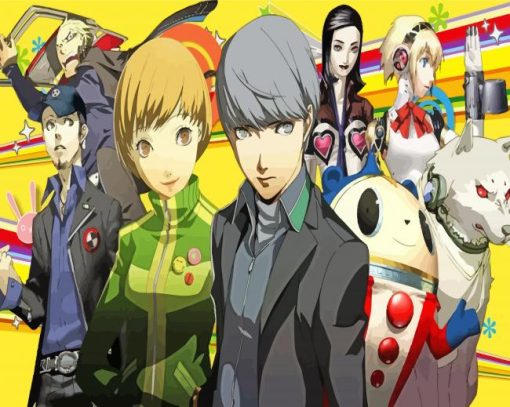 Persona 4 Golden Characters Diamond Paintings