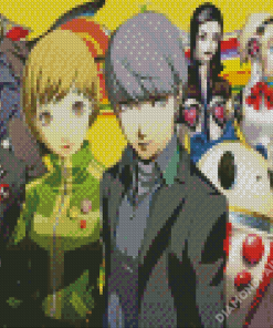 Persona 4 Golden Characters Diamond Paintings