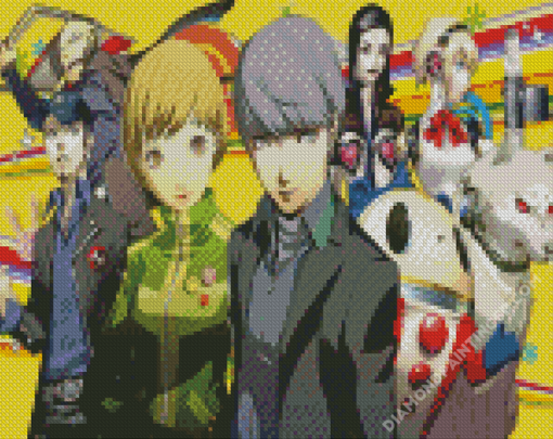 Persona 4 Golden Characters Diamond Paintings