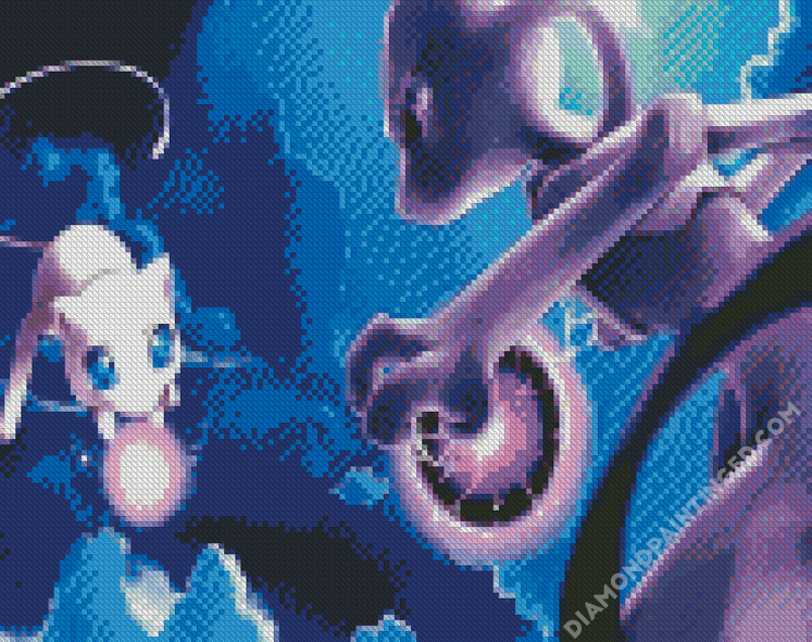 Mew Pokemon Diamond Painting 