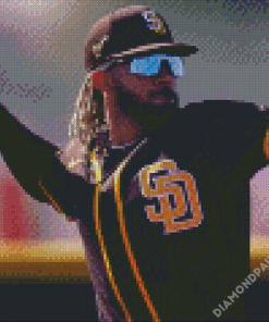 San Diego Padres Baseball Team Player Diamond Paintings
