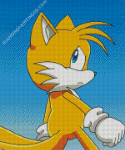Sonic The Hedgehog Miles Prower Diamond Paintings