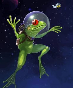 Space Frog Art Diamond Paintings