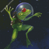 Space Frog Art Diamond Paintings