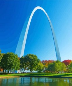 St Louis Arch In Missouri Diamond Paintings