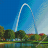 St Louis Arch In Missouri Diamond Paintings