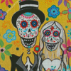 Sugar Skull Wedding Couple Love Diamond Paintings