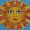 Sun Face Diamond Paintings