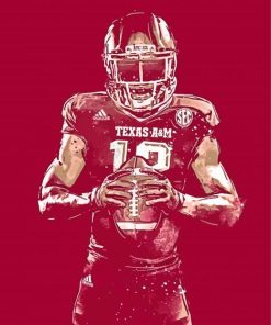 Texas A M Aggies Football Player Art Diamond Paintings
