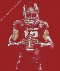 Texas A M Aggies Football Player Art Diamond Paintings