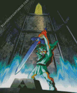 The Legend Zelda Master Sword Diamond Paintings