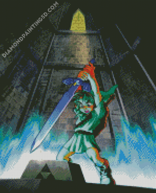 The Legend Zelda Master Sword Diamond Paintings