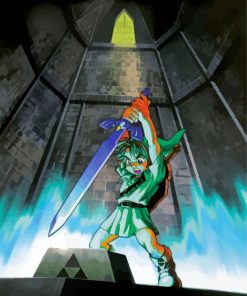 The Legend Zelda Master Sword Diamond Paintings