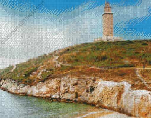 Tower Of Hercules Galicia Diamond Paintings
