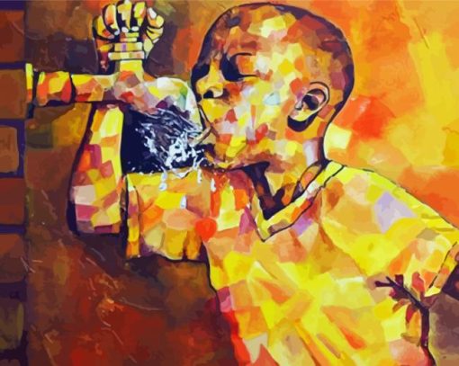Uganda Boy Diamond Paintings