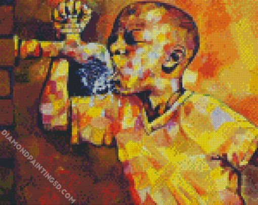 Uganda Boy Diamond Paintings