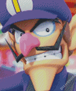 Waluigi Mario Game Character Diamond Paintings