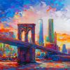 Aesthetic Abstract Colorful Bridge Diamond Paintings