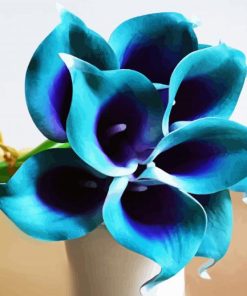 Beautiful Blue And Purple Flower Diamond Paintings