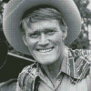 Black And White Chuck Connors Diamond Paintings