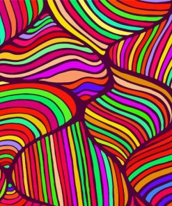 Colorful Abstract Doodle Diamond Paintings