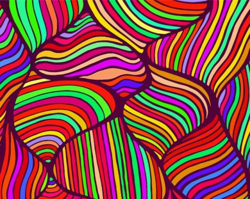 Colorful Abstract Doodle Diamond Paintings