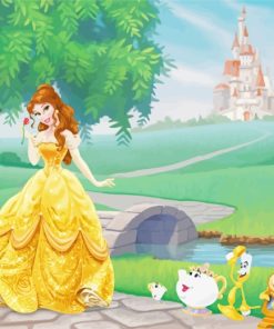 Disney Princess Belle Diamond Paintings