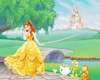 Disney Princess Belle Diamond Paintings