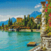 Italian Lakes Villa Monastero Lake Como Diamond Paintings