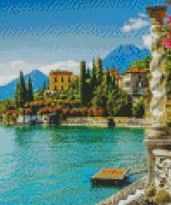 Italian Lakes Villa Monastero Lake Como Diamond Paintings