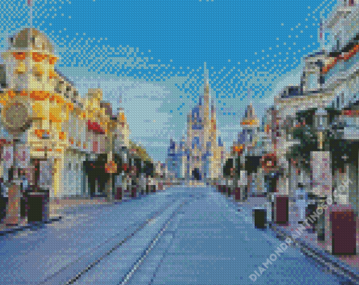 Main Street USA Diamond Paintings