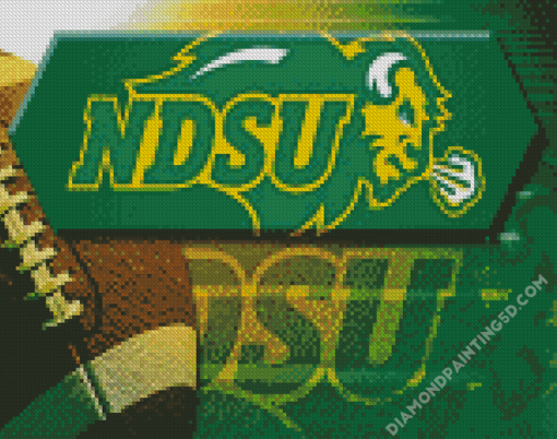 NDSU Football Diamond Paintings