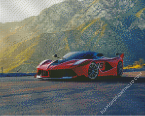 Red Exotic Cars Diamond Paintings