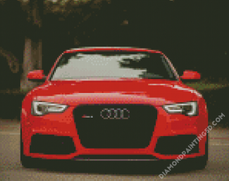 Red Audi Diamond Paintings