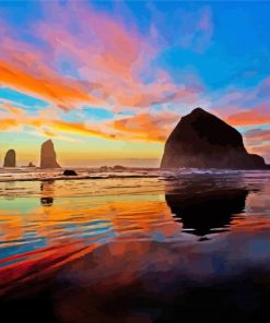 Sunset Oregon Coast Diamond Paintings