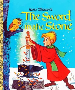 Sword In The Stone Poster Diamond Paintings