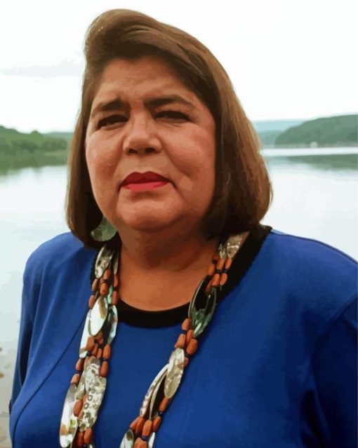 The American Chief Wilma Mankiller Diamond Paintings