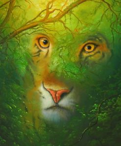 Tiger Eyes Nature Diamond Paintings