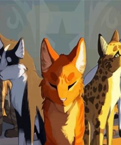 Warrior Cats The Five Giants Diamond Paintings