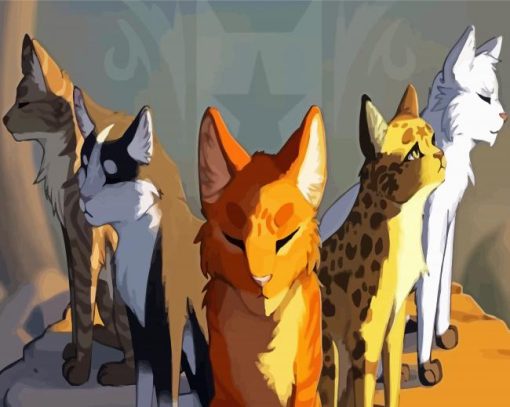 Warrior Cats The Five Giants Diamond Paintings