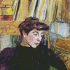 Woman With Black Eyebrows Vuillard Art Diamond Paintings