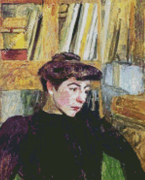 Woman With Black Eyebrows Vuillard Art Diamond Paintings