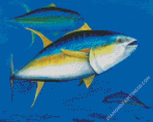 Yellow Fin Tuna Diamond Paintings